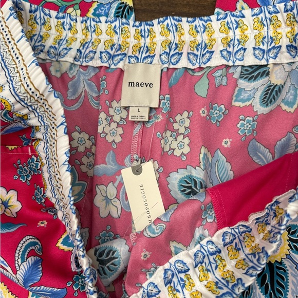 Anthropologie-Maeve Printed Pull-On Pants - Picture 7 of 11